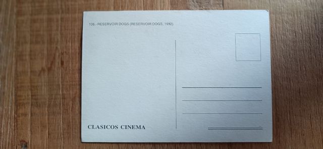 Postal de Cine RESERVOIR DOGS