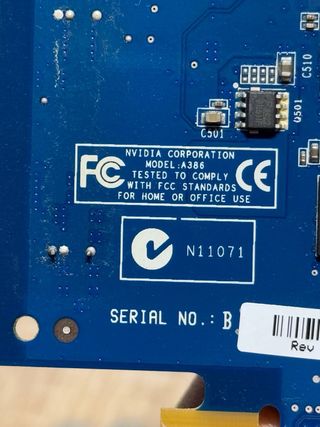 Tarjeta gráfica NVIDIA A386