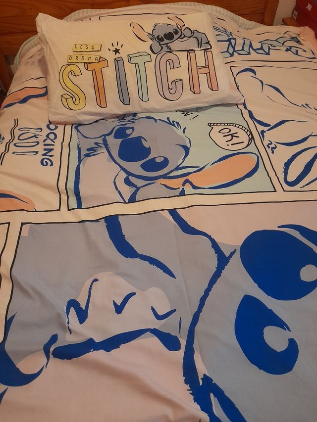 Stich funda nordica con almohada