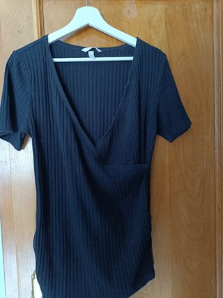 Lote 4 Camisetas corta premama, y lactancia