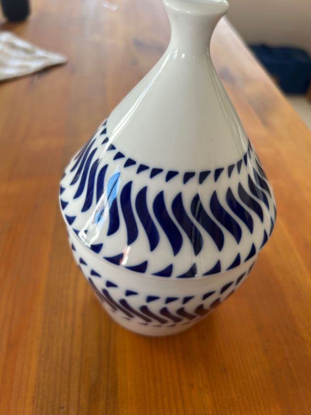 Azucarero Sargadelos azul y blanco. c-19