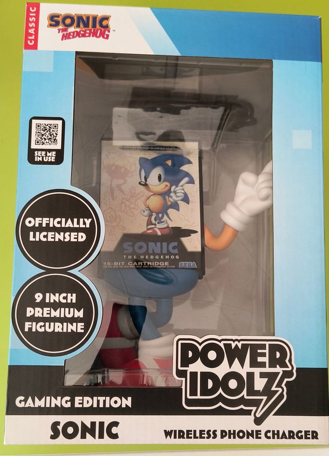 Power Idolz Sonic Hedgehog Wireless phone Charger