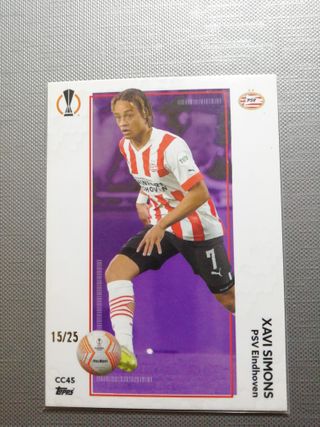 Xavi Simons topps total football 