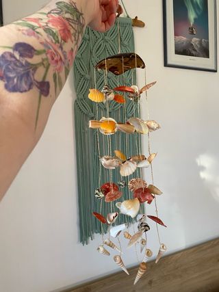 Acchiappasogni Ninnolo Musicale Dreamcatcher Conchiglie di Cipro