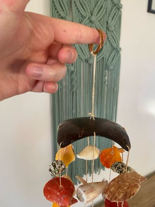 Acchiappasogni Ninnolo Musicale Dreamcatcher Conchiglie di Cipro