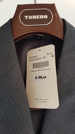 Traje chaqueta pantalón TORERO 
