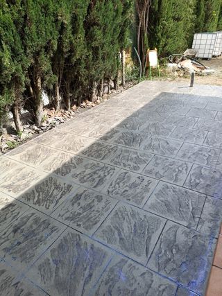 Pavimento impreso hormigón
