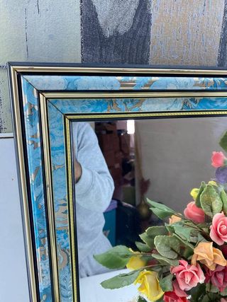 CUADRO DE FLORES EN RELIEVE 