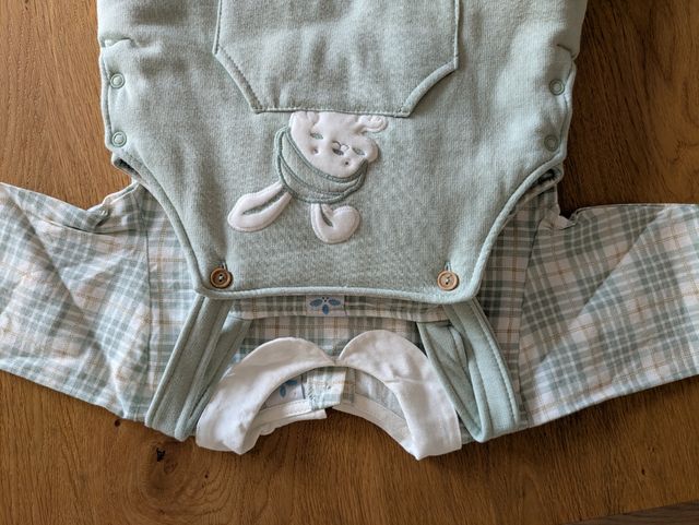 Conjunto bebé 3 piezas - Verde claro