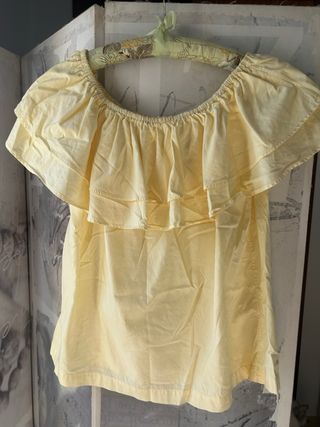 Blusa verano Uterque amarilla | Talla L