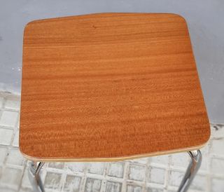 Taburete escalera vintage