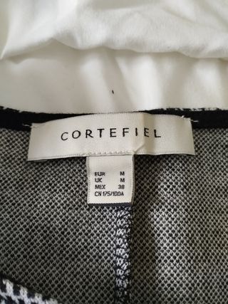 Vestido cuadros gris-negro