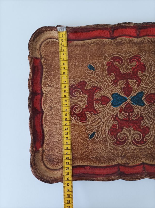 Vassoio fiorentino vintage