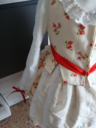Traje huertana niña 3,4 años