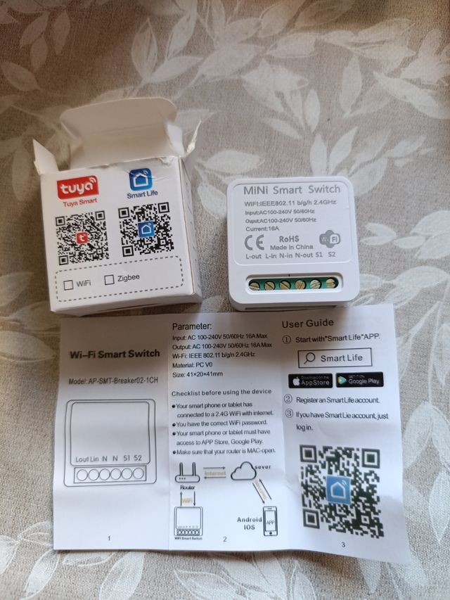 Mini interruptor WiFi SmartLife