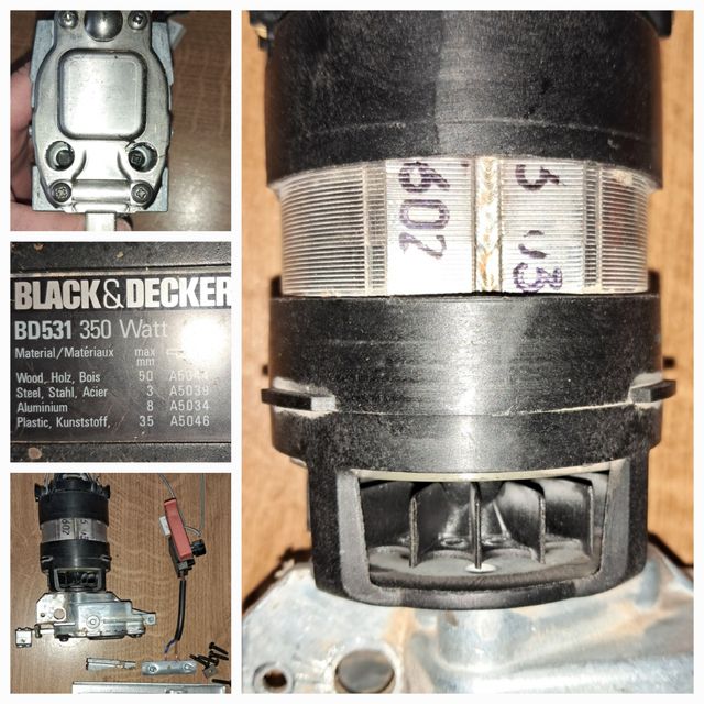 Motor sierra de calar Black and decker.