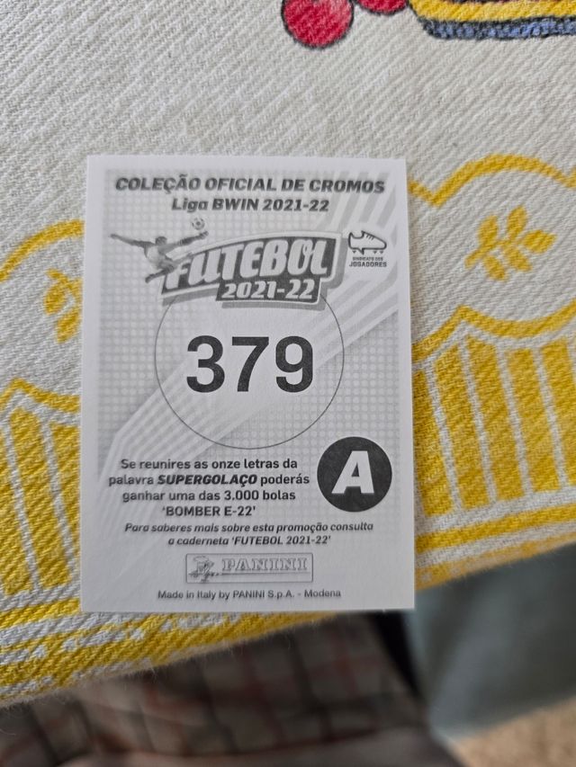 Cromo Cristiano Ronaldo Bola de Ouro