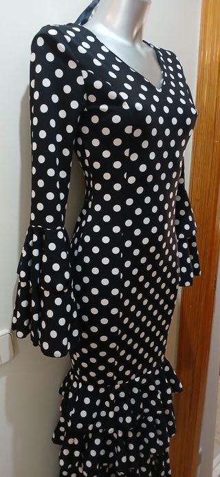 Traje Flamenca lunares Sazalaxa
