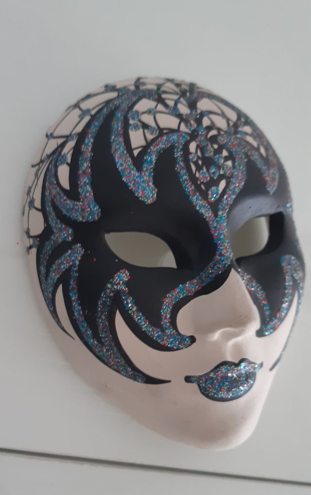 Máscara veneciana vintage