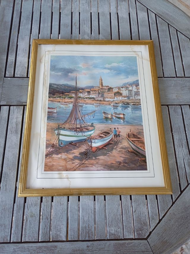 Lamina Oleo con marco