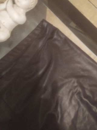 Leggins piel negros elásticos
