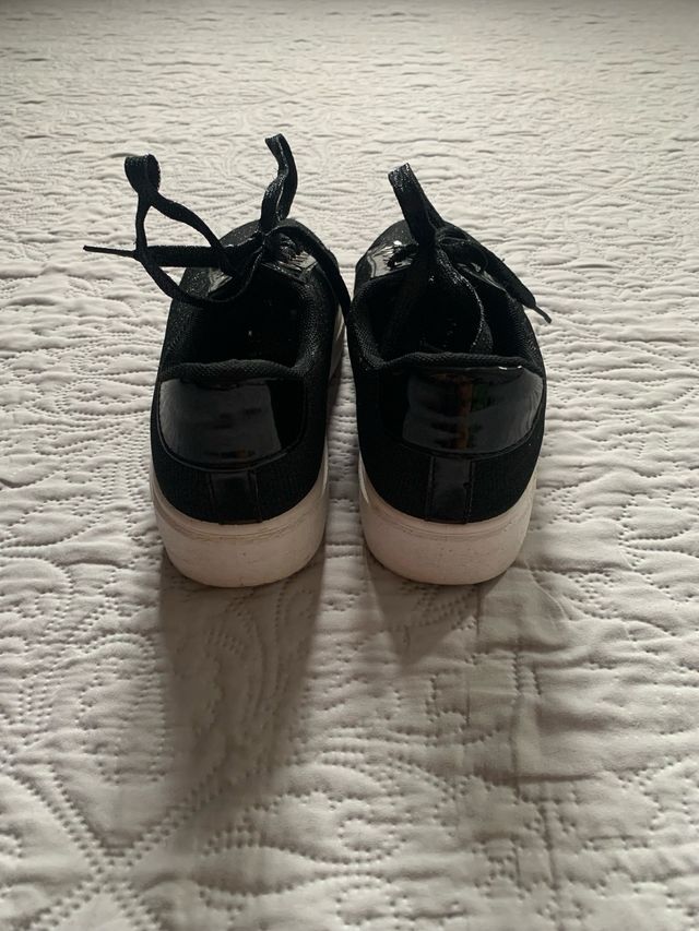 Sneakers nere glitter - n.39