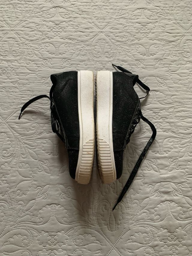 Sneakers nere glitter - n.39