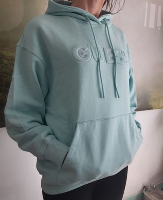 Sudadera Guess turquesa