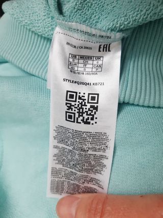 Sudadera Guess turquesa