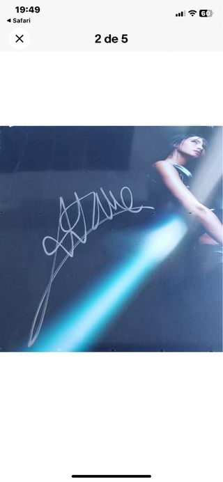 Vinilo Aitana Alpha firmado verde. Agotado.