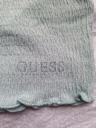 Top Guess turquesa 