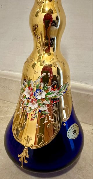 Set liquore murano tre fuochi Nello Gigli
