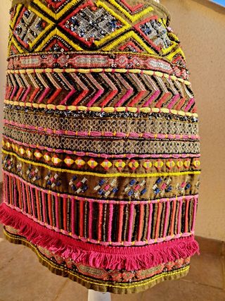 Mini Falda Joya Bordada Boho