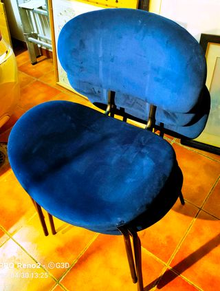 SILLAS DE DISEÑO TERCIOPELO