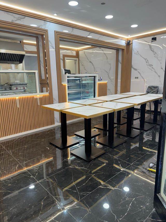 Mesas para hosteleria tipo marmol