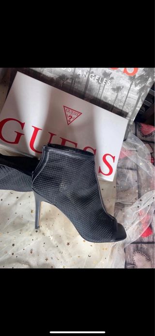 Botines Guess negros | Tacones nuevos sandalia