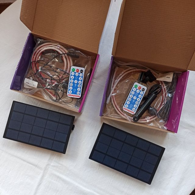 Tiras luces led solares NUEVAS