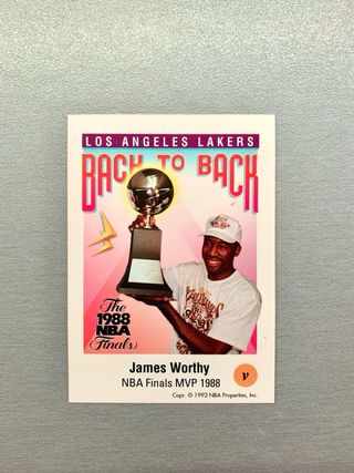 Carta NBA Magic Johnson ‘87 and ‘88 NBA Champions