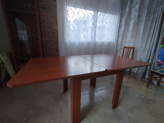 Mesa comedor madera extensible
