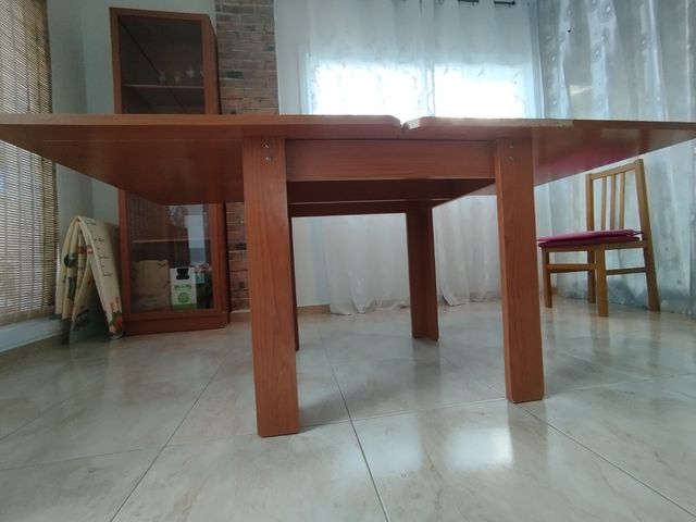 Mesa comedor madera extensible