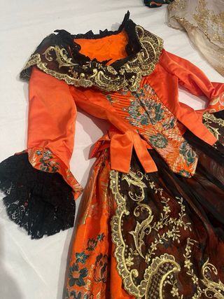 Traje Fallera: Verde & Naranja