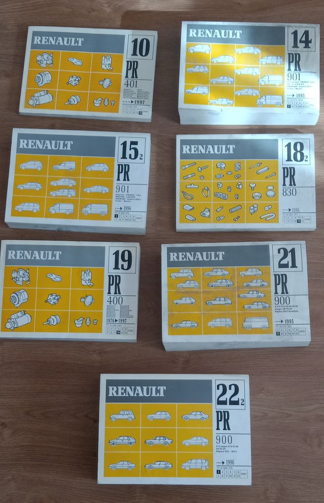 RENAUL PR 10 14 15 18 19 21 22 Manuales de Repar.