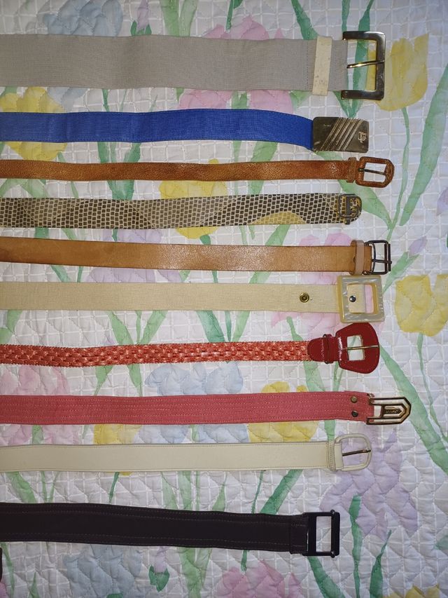 Set 10 cinture vintage