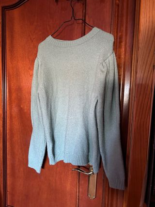 Jersey verde/verde azulado Mango