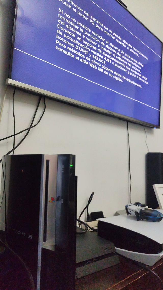 Ps3 averiada con disco duro 60 gigas