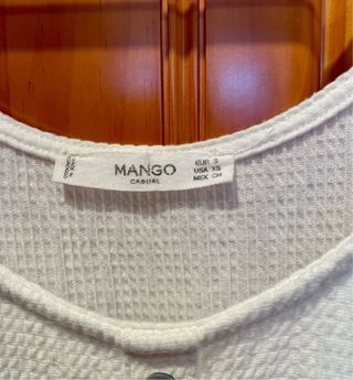 Top blanco de Mango