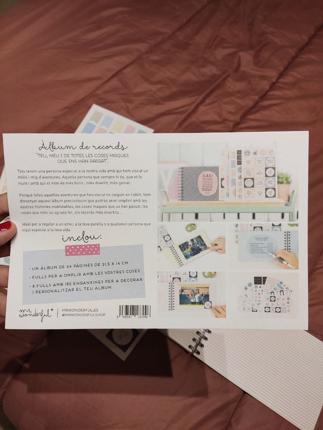 Libro scrap parejas Mr. Wonderful en cat