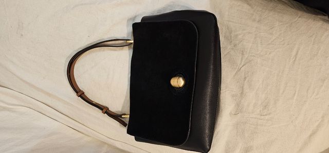 Bolso Zara negro estilo retro