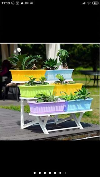 12 mini jardineras. Reutiliza. Recicla. Reusa