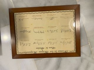 Laminas firmas de los reyes españoles